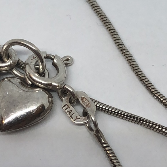 Double heart bracelet, made in Italy - Picture 5 of 7